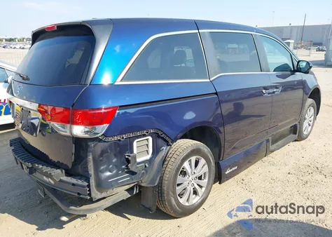 2016 Honda Odyssey Ex-L from USA, damaged, VIN 5FNRL5H69GB048855